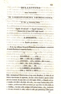 Bullettino Ist. Archeologico Germanico - Pubblicazioni su Lapidi Ferentinati 1850
