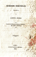 Bullettino Istituto Archeologico Germanico - 1851