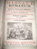 Messale Romano - 1758